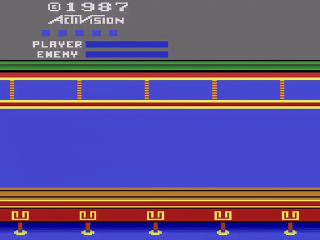 Kung-Fu Master title screen for Atari 2600